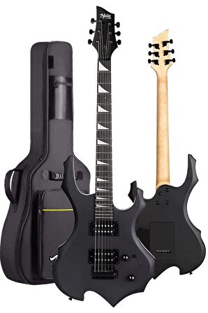 Midex Force-AMP25 Üst Seviye 25 Watt Amfili Elektro Gitar H-H Profesyonel Full Set Aksesuarlı
